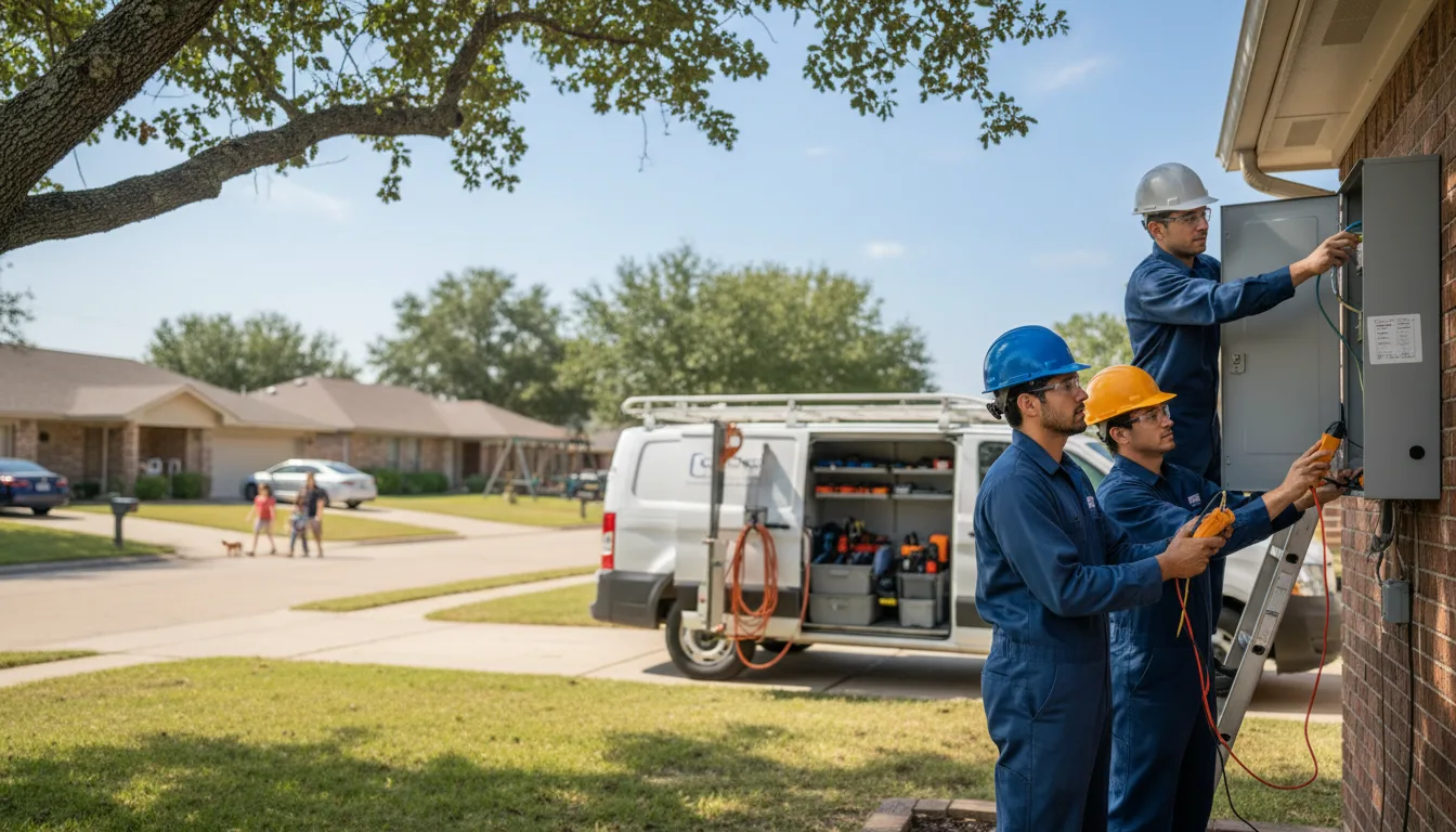 Certified electrician providing emergency electrical services in Kensington, MN